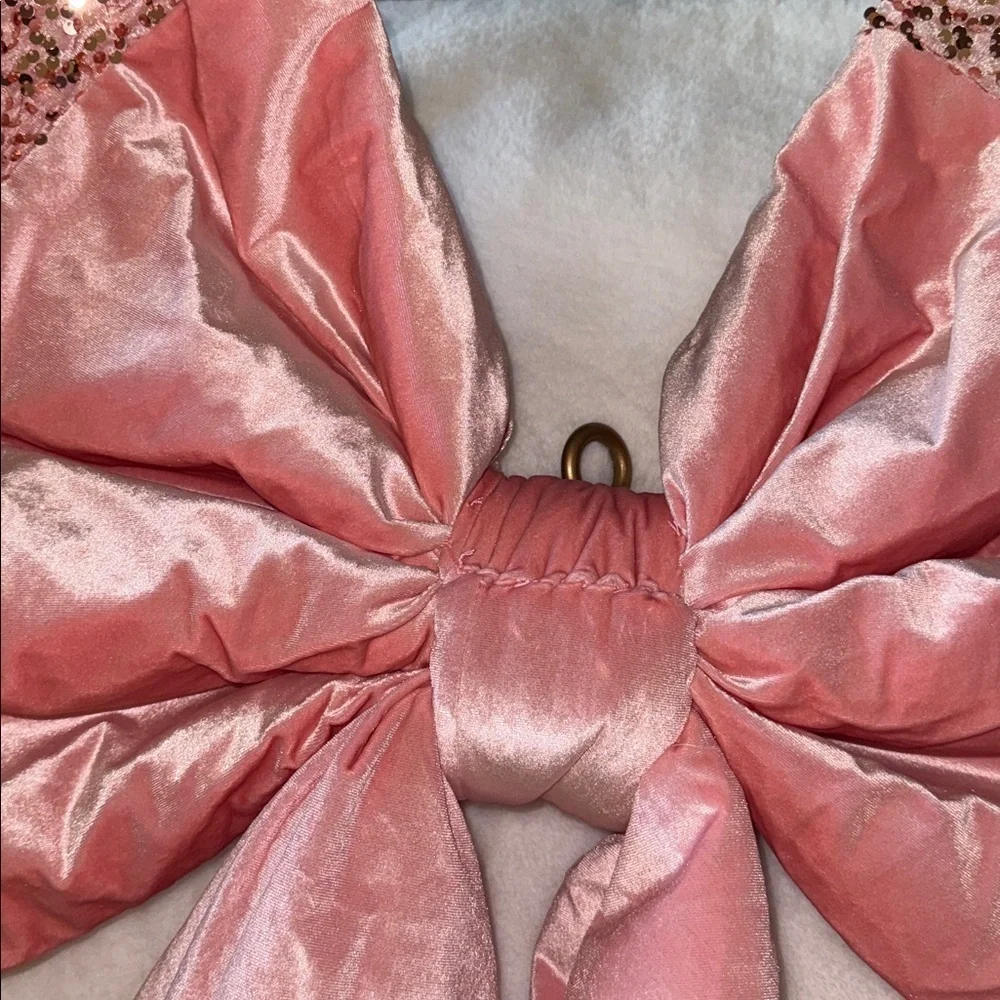 🎀🎀cupcakes and cashmere Christmas 6 foot velvet and bling merry Christmas bow🎀🎀